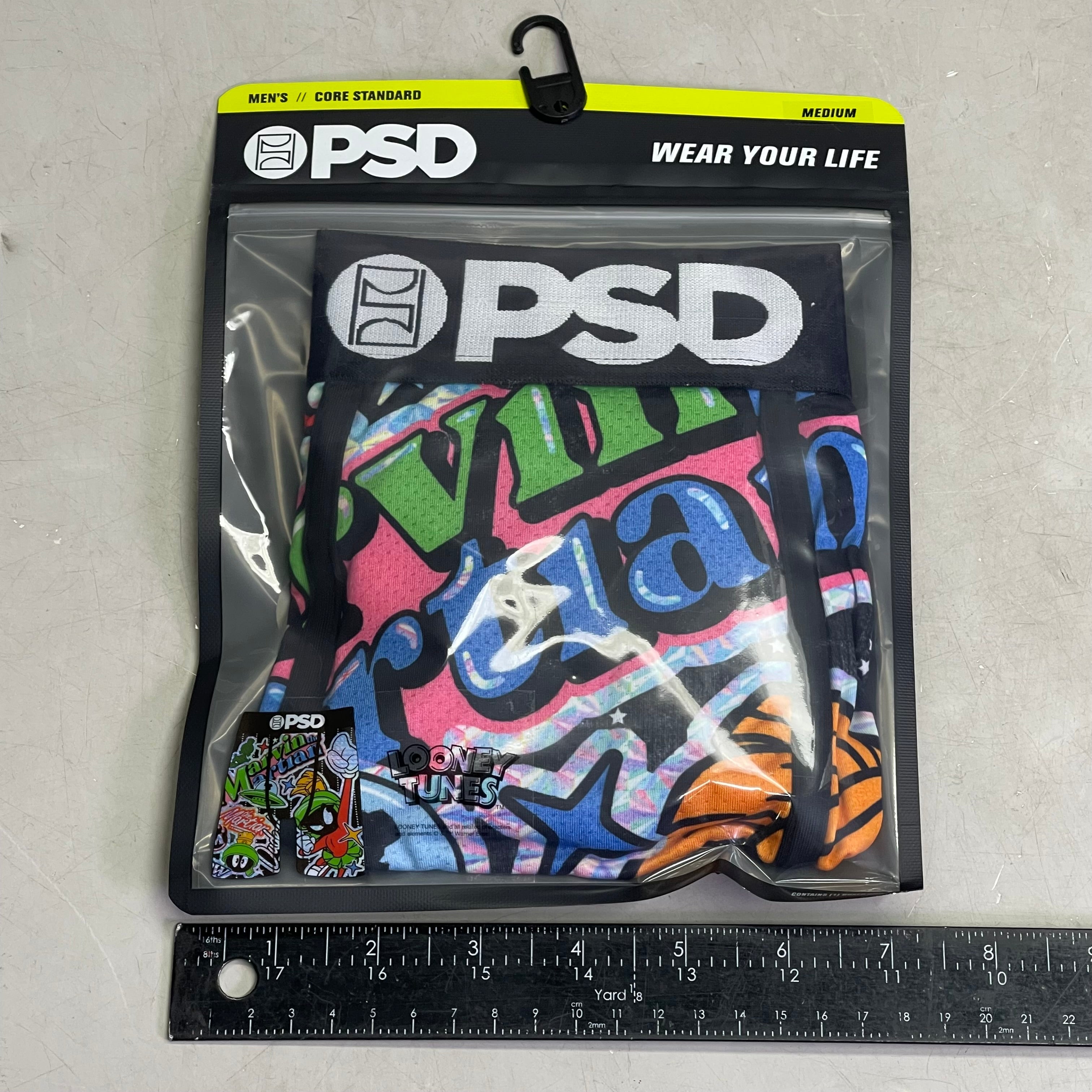 PSD Looney Tunes Marvin The Martian Boxer Briefs XL HOLO MARTIN