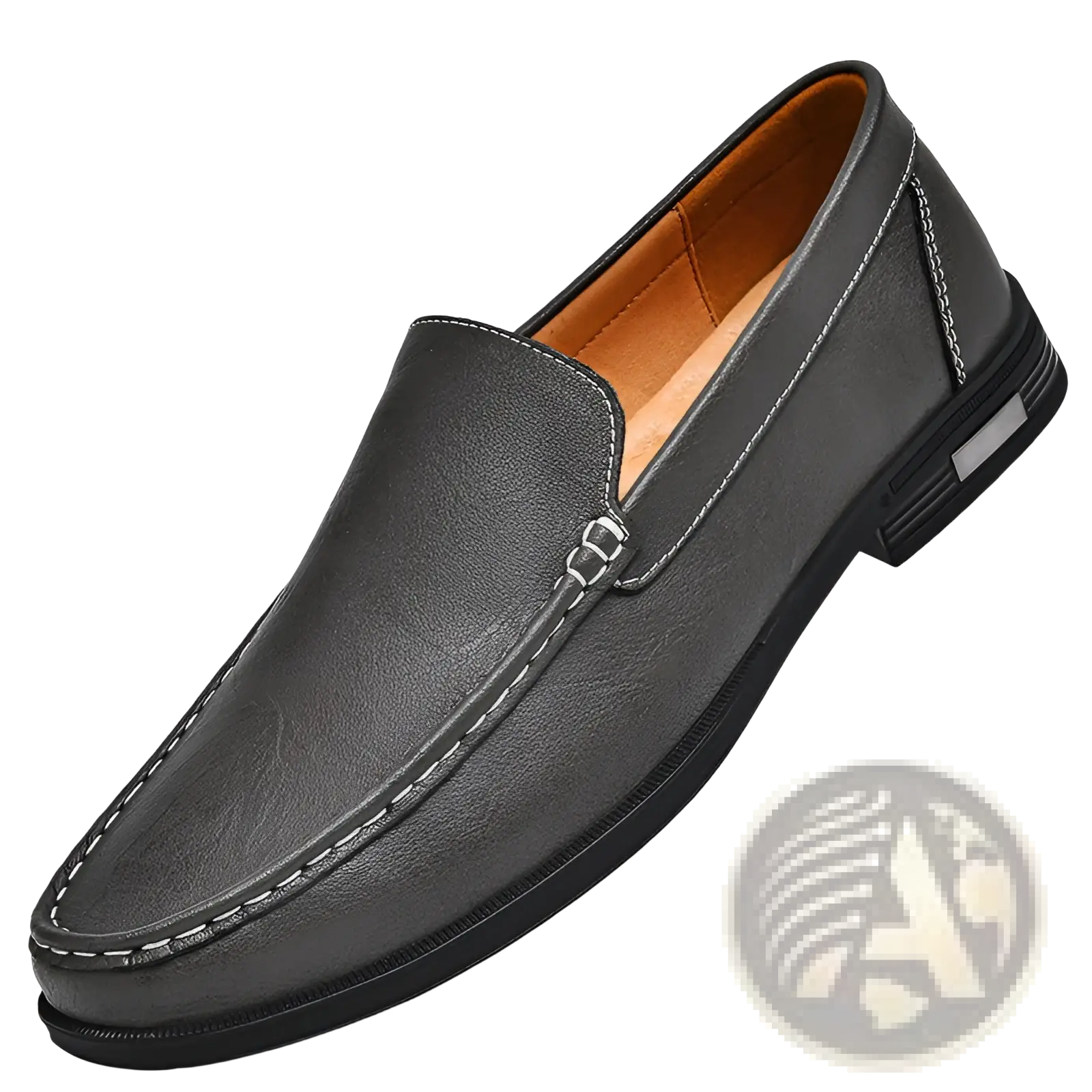 Premium Leather Slip on Loafers with Designer Details