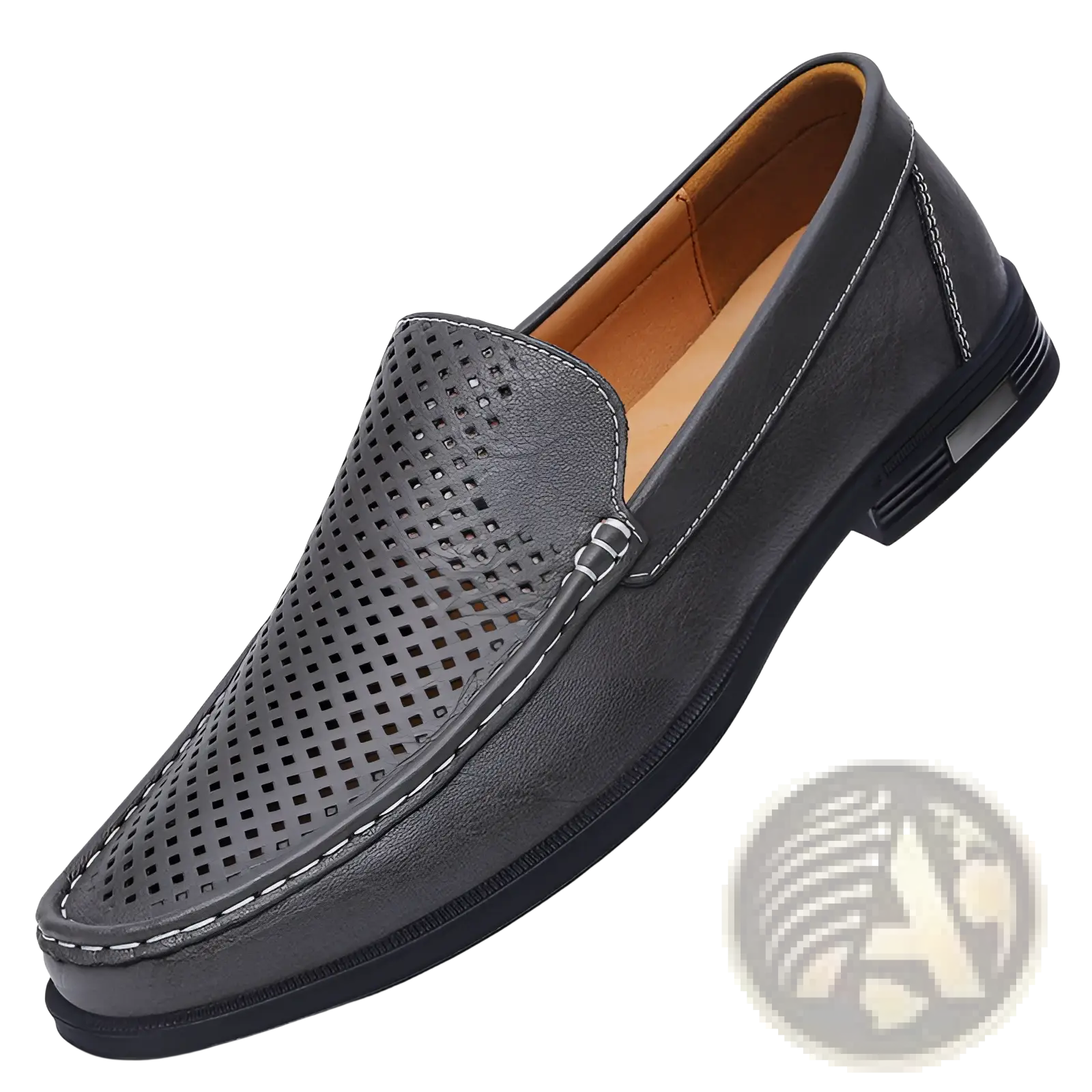Premium Leather Slip on Loafers with Designer Details