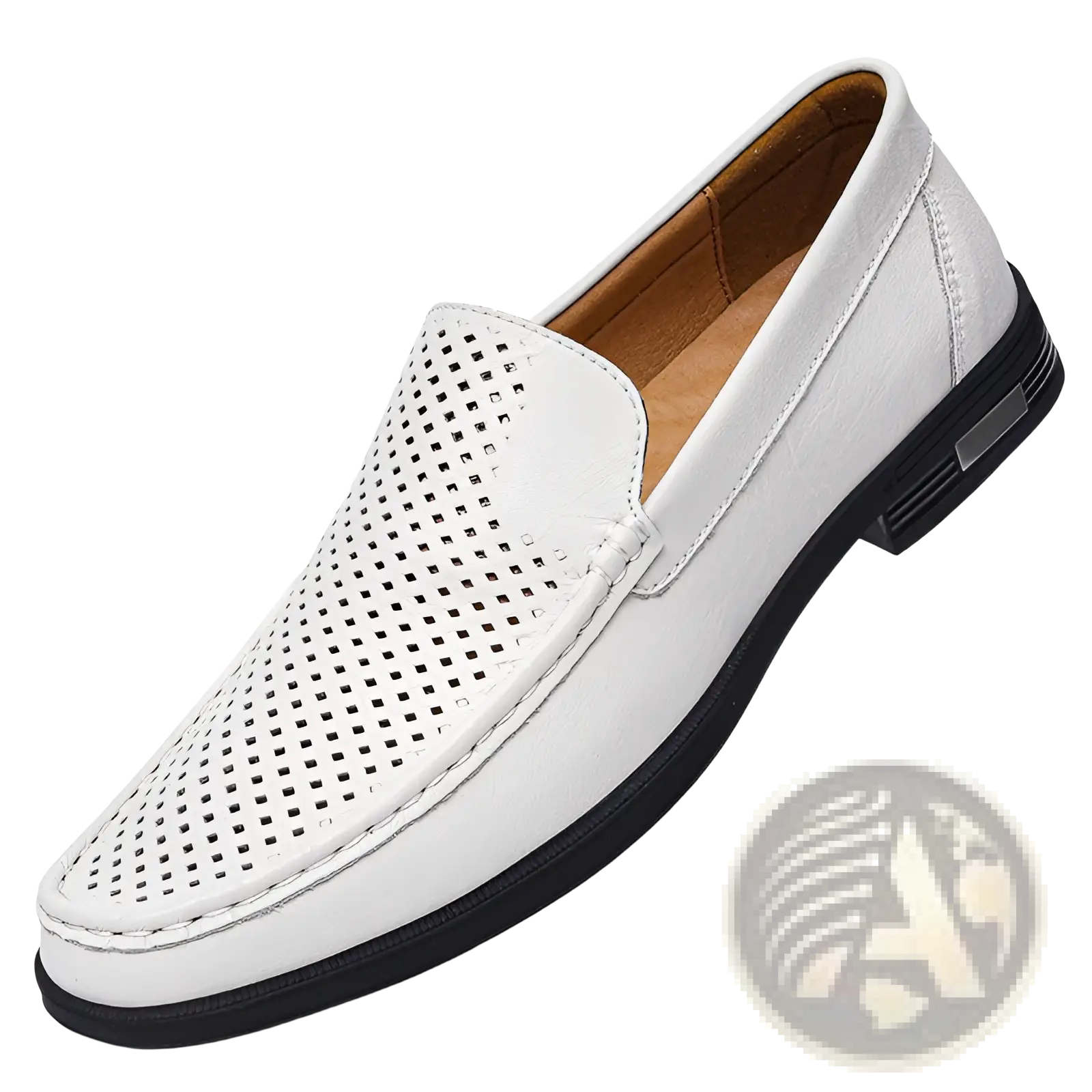 Premium Leather Slip on Loafers with Designer Details